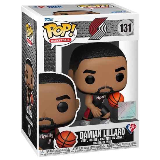 Funko Pop! Damian Lillard-Blazers (City Edition 2021 NBA) Funko Pop! Damian Lillard-Blazers (City Edition 2021 NBA)